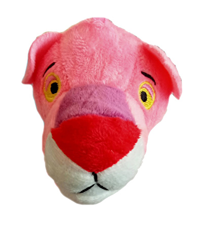 Cama Yapışan Askılı 30 Cm Pembe Panter Peluş Oyuncak Pelüş