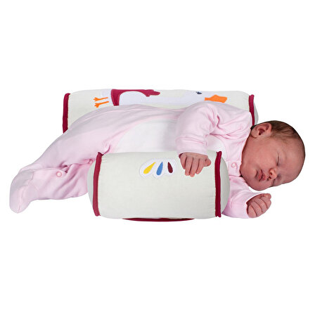 Sevi Bebe Nakışlı Bebek Güvenli Uyku Yan Yatış Yastığı