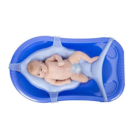 Sevi Bebe Çok Fonksiyonlu Bebek Yıkama Filesi & Minderi ART-8697 Mavi