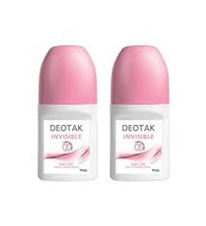 DEOTAK ROLL-ON INVISIBLE WOMEN 35ML X 2 ADET 