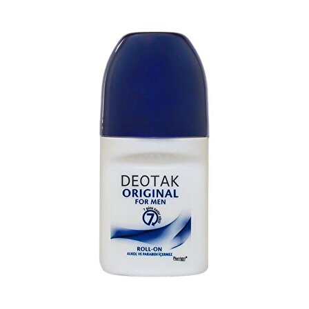 Deotak Original Antiperspirant Ter Önleyici Leke Yapmayan Erkek Roll-On Deodorant 35 ml