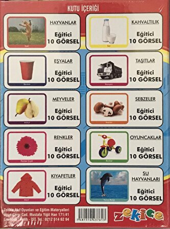 İlk 100 Sözcük Eğitim Kartları