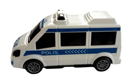 Çek Bırak Polis Minibüsü 10x5 cm 