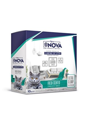 Mycat Nova Ultra Topaklanma (ferahlatıcı Koku) Premium Kedi Kumu 10lt