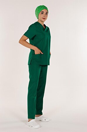 Fıstık Yeşili Medikal Doktor Hemşire Pantolon