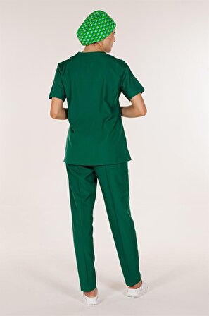 Fıstık Yeşili Medikal Doktor Hemşire Pantolon