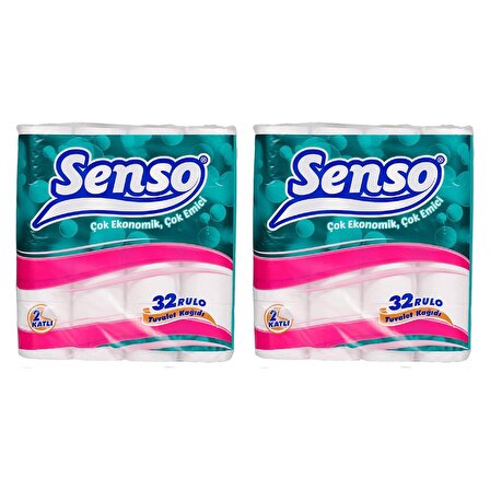 Senso 32'li Tuvalet Kağıdı x 2 Adet (64 Rulo)