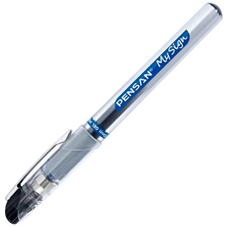 Pensan Roller Kalem My-Sıgn Jel Bilye Uçlu İmza Kalemi 1.0 MM Siyah 6030