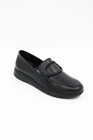 Ceyo 0160 Kadın Comfort Ayakkabı - Siyah