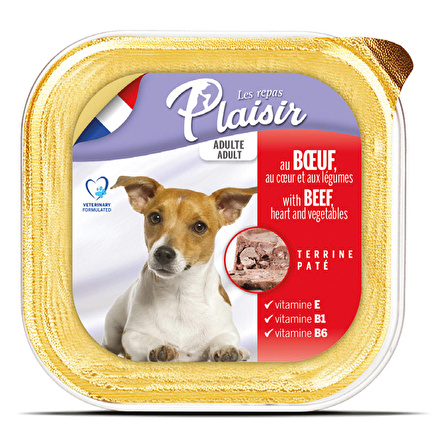 Sığır Etli Pate Plaisir 150Gr Yaş Köpek Maması