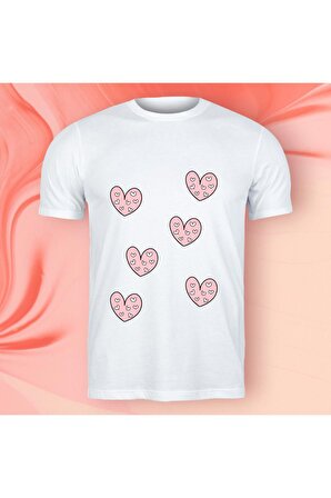6 kalpli sevgili tişörtü