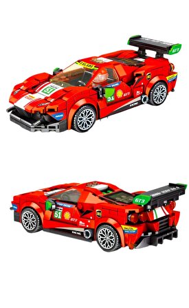 Spor Araba Lego 164 Parça Yarış Arabası Spor Araba Lego Seti Kırmızı
