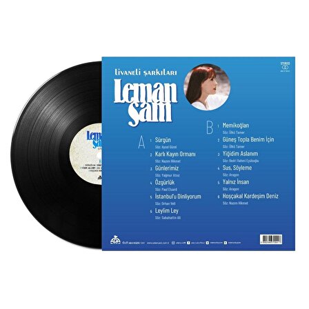 Leman Sam - Livaneli Şarkıları LP Plak