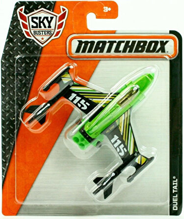 Duel Tail Gökyüzü Fatihleri Uçak Serisi Metal Seri Mattel Matchbox
