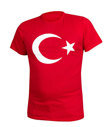 Türk Bayraklı Tişört Kırmızı Beyaz Türk Bayrağı Unisex Tişört 23 Nisan 30 Ağustos 29 Ekim 10 Kasım
