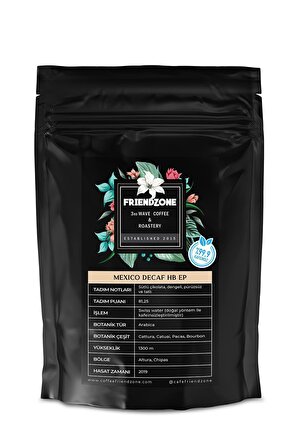 Meksika Decaf ( Kafeinsiz ) HB EP Yöresel Kahve 500 Gr