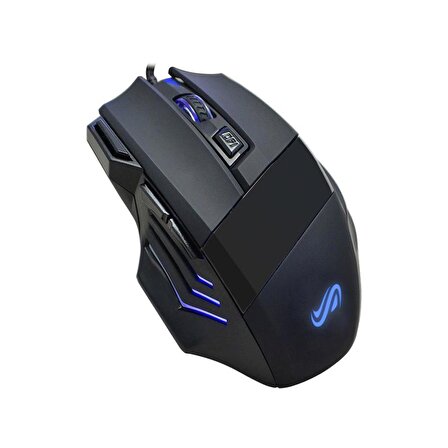 GTX Cobra 7200 DPI Kablolu Optik RGB Oyuncu Mouse Siyah KUTUSU AÇIK SIFIR