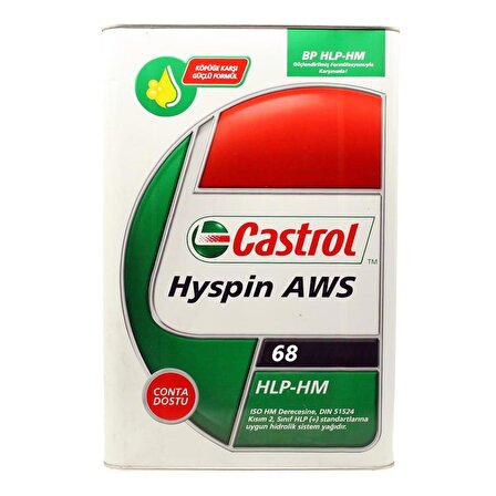 Castrol Hyspin AWS 68 16 Kg Aşınma Önleyici Hidrolik Sistem Yağı