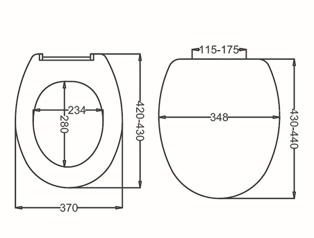 Japar Pasifik Thermoplast Alttan Sıkmalı Klozet Kapağı 50351