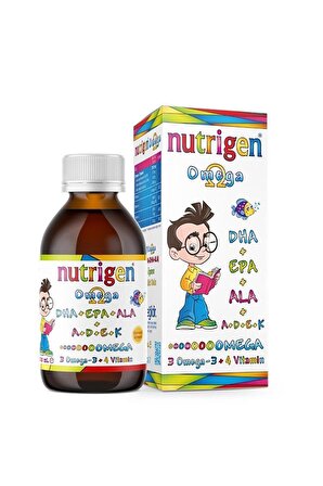 Nutrigen Omega 3 Balık Yağı Şurubu Portakal Aromalı 200 ml Okul Seti Hediyeli