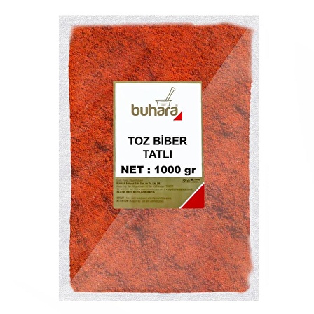 BUHARA TOZ TATLI BİBER 1000 GR