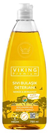 Viking Premium Nergis Bergamotlu 2x750 ml Elde Yıkama Deterjanı