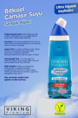 Premium Çamaşır Suyu Sandal Ağacı 750 ml 2 Adet