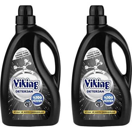 Viking Siyahlar İçin Sıvı Deterjan 2x2.7 lt 90 Yıkama 