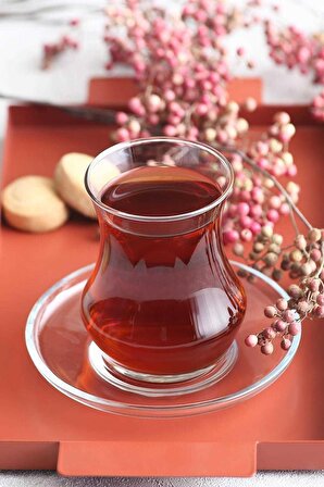 Lav eda çay seti çay takımı - çay bardağı takımı tabağı 12 prç.