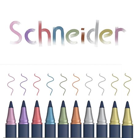Schneider Paint-It 050 Metalik Tükenmez Kalem 0.4mm Metal Tüp 10 Lu