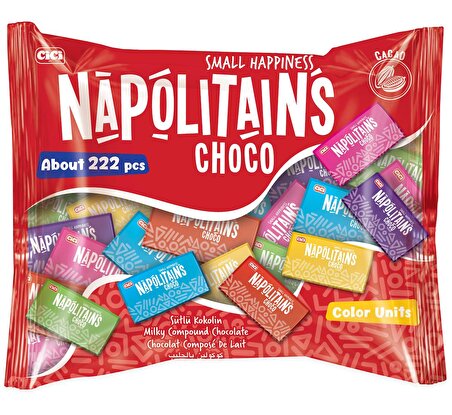 Cici Napolitains Çikolata 1000 Gr. (1 Poşet)