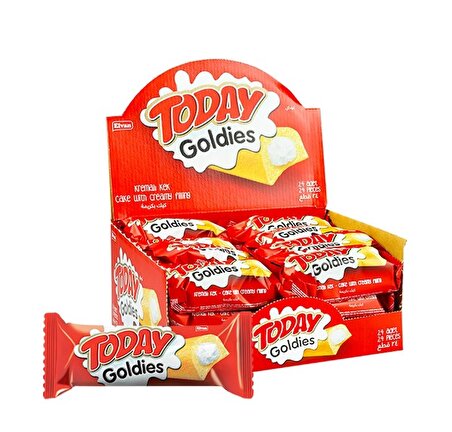 Today Goldies Sütlü  40 Gr. 24 Adet (1 Kutu)