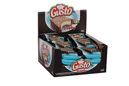 Gusto Trophy Hindistan Cevizli Marshmallowlu 35 Gr. 24 Adet (1 Kutu)