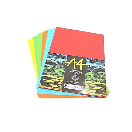 Renkli Fotokopi Kağıdı A4 50li Karışık