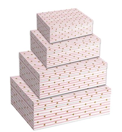 Keskin Color Hediyelik Kutu Minik Kalpler 14X20 - 1 adet