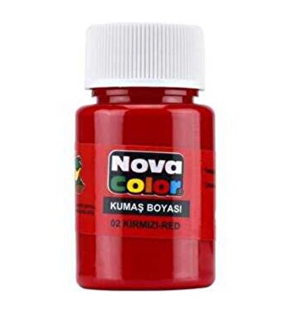 Nova Color Kumaş Boyası 35 Cc Kırmızı - 2 adet