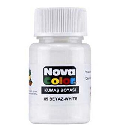 Nova Color Kumaş Boyası 35 Cc Beyaz - 2 adet