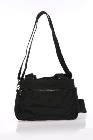 Krinkıl Kumaş Kadın Çantası Smart Bags 1125 Siyah