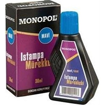 Monopol Istampa Mürekkebi 30 Ml Mavi