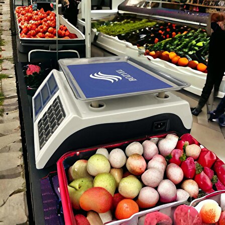 Bozyel Elektronik Dijital Sayım Yapabilen Bakkal Market Manav Terazisi 60 kg