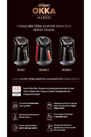 Arzum OK004-N OKKA Minio Türk Kahvesi Makinesi - Nar