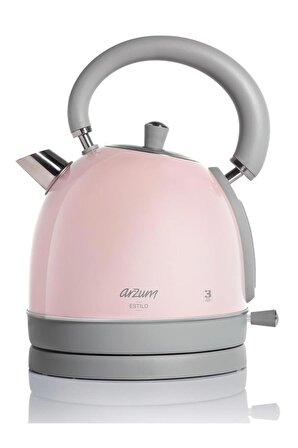 AR3048 Estilo Pembe 2200 W 1.8 lt Çelik Kettle