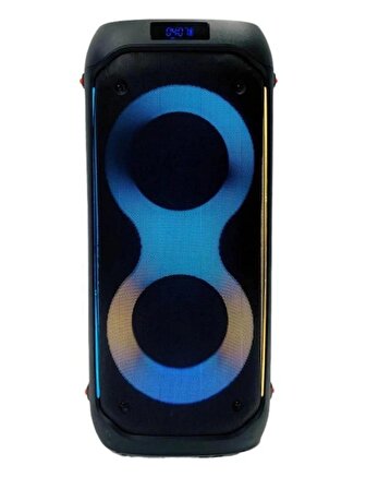 Taşınabilir Büyük Boy Rgb Işıklı  Bluetooth Mikrofonlu Hoparlör Ndr-610