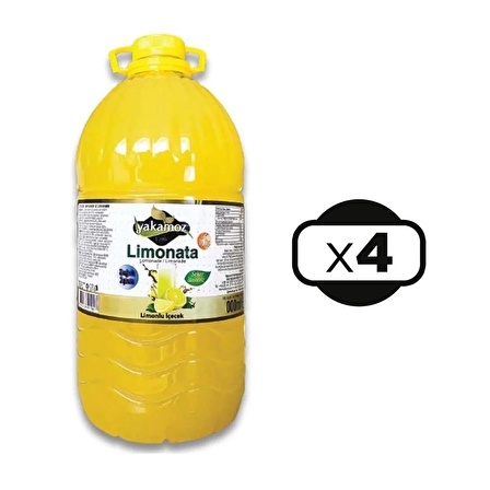 Yakamoz Limonata 3 lt x 4 Adet