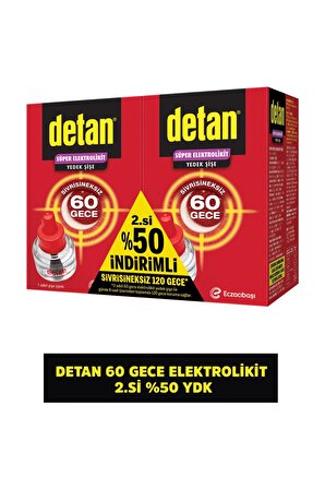 Detan Elektrolikit 2.si %50 Yedek 120 Gece (8693239238553)