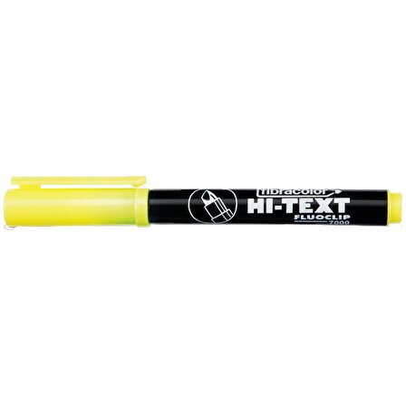 Hi-Text Fosforlu Kalem Sarı Kalem Tipi 7000