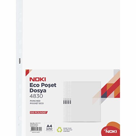 Noki Poşet Dosya Eco 100'Lü Paket