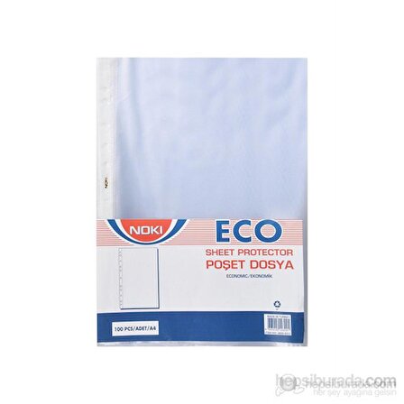 Noki Eco Poşet Dosya 3000'Li Paket ( KOLİ )