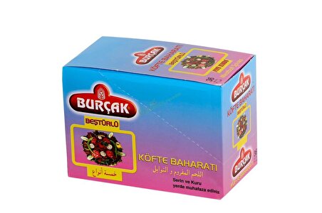 BURÇAK BEŞTÜRLÜ KÖFTE BAHARATI (36 ADET-1 KUTU )