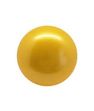 Gymo Cimnastik Topu 16cm Simli Sarı
